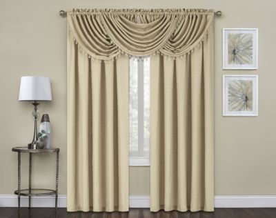 Living Textured Crepe Sheer Single Window Curtain Treatments And Valances