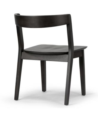 29.53" Astor Rubberwood Dining Chair, Set of 2