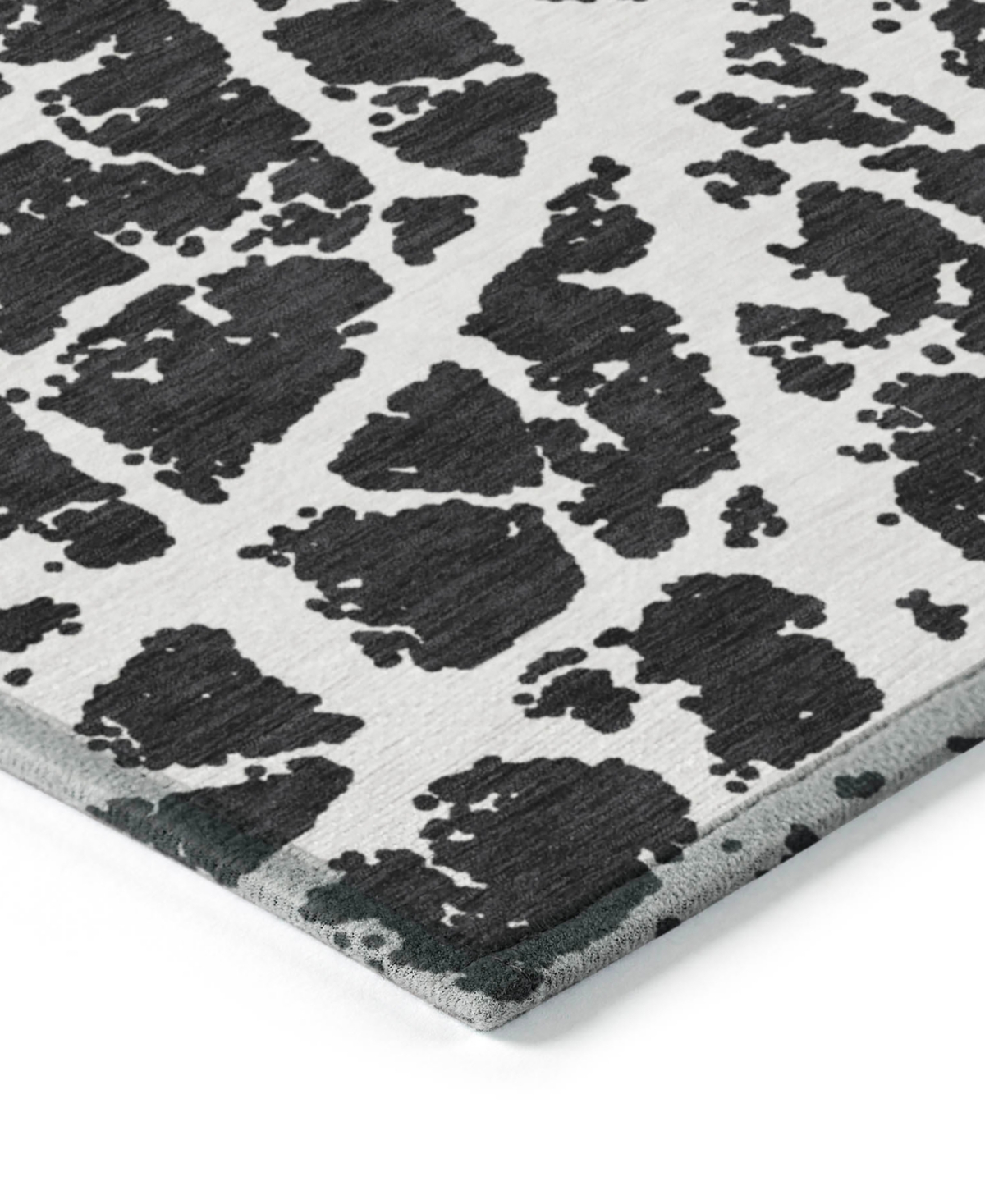 Addison Chantille Machine Washable Acn501 2'3x7'6 Runner Area Rug In Black