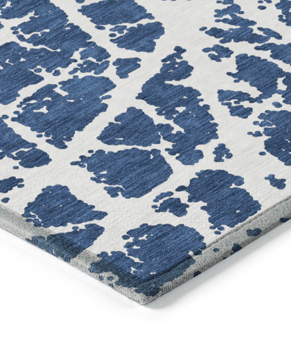 Addison Chantille Machine Washable Acn501 2'3x7'6 Runner Area Rug In Navy