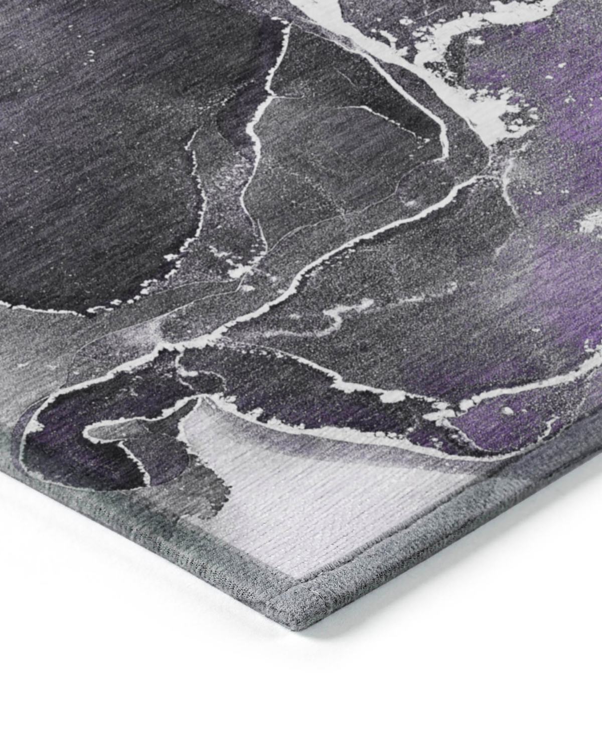 Addison Chantille Machine Washable Acn503 9'x12' Area Rug In Purple