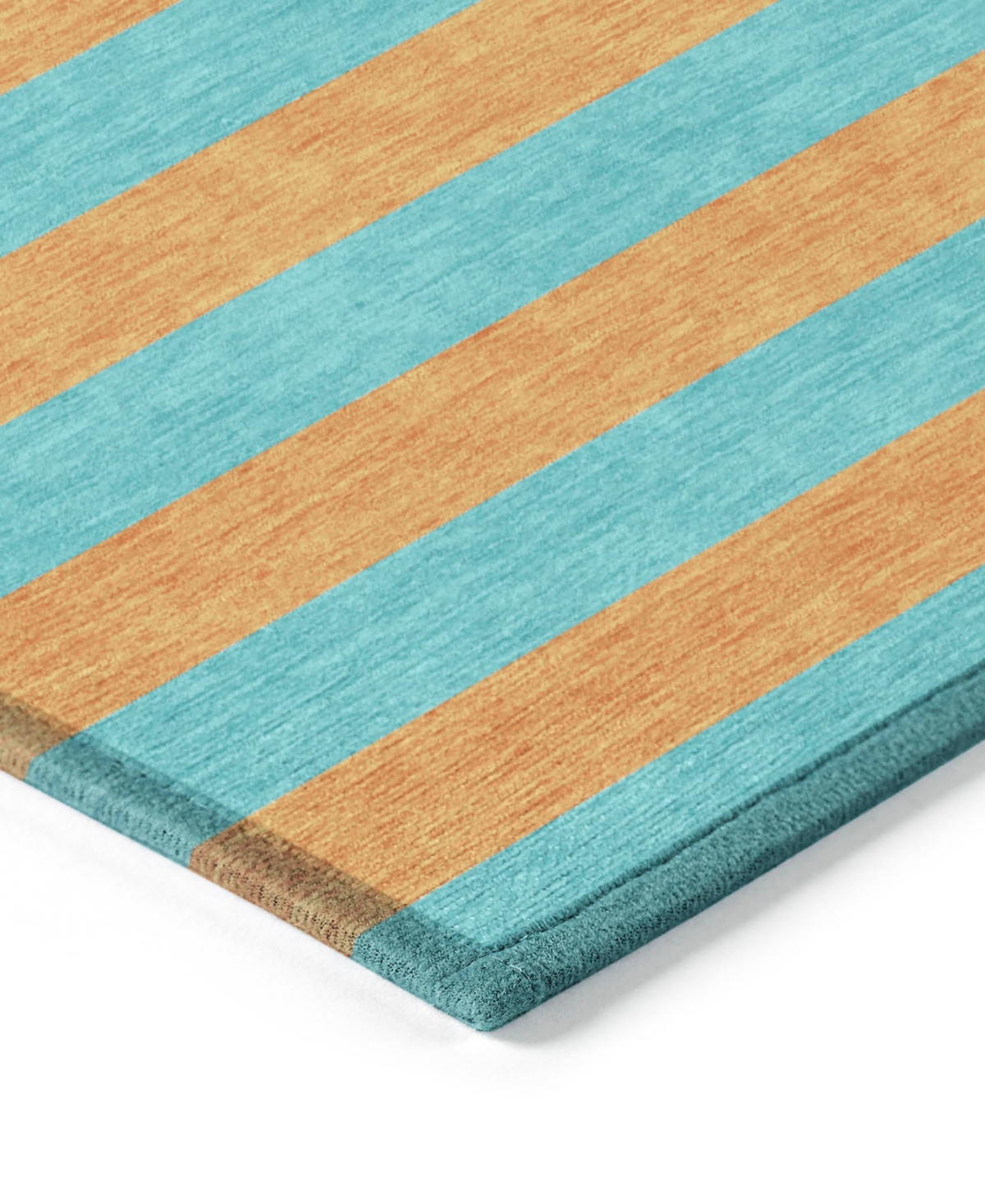 Addison Chantille Machine Washable Acn530 9'x12' Area Rug In Aqua