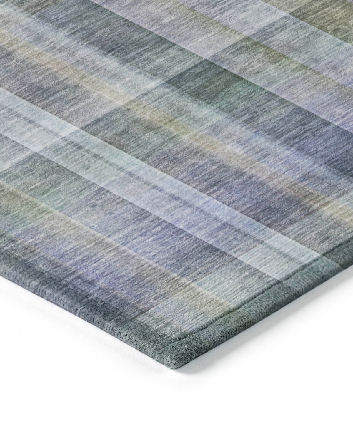 Addison Chantille Machine Washable Acn534 2'3x7'6 Runner Area Rug In Green