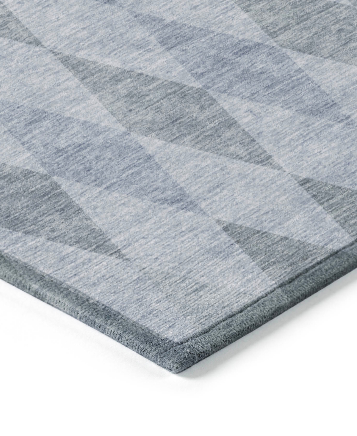 Shop Addison Chantille Machine Washable Acn561 2'3x7'6 Runner Area Rug In Denim