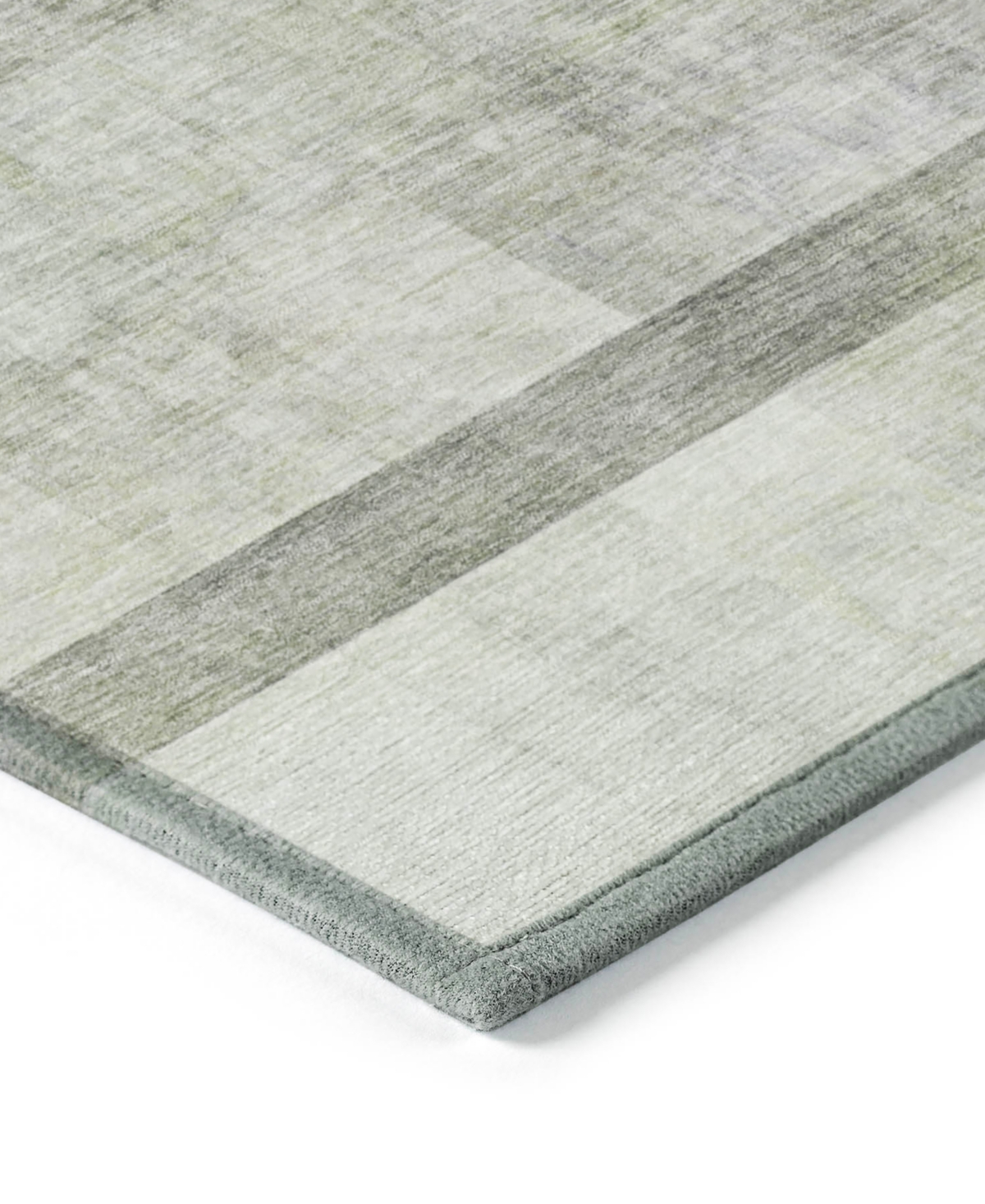 Addison Chantille Machine Washable Acn568 2'3x7'6 Runner Area Rug In Olive