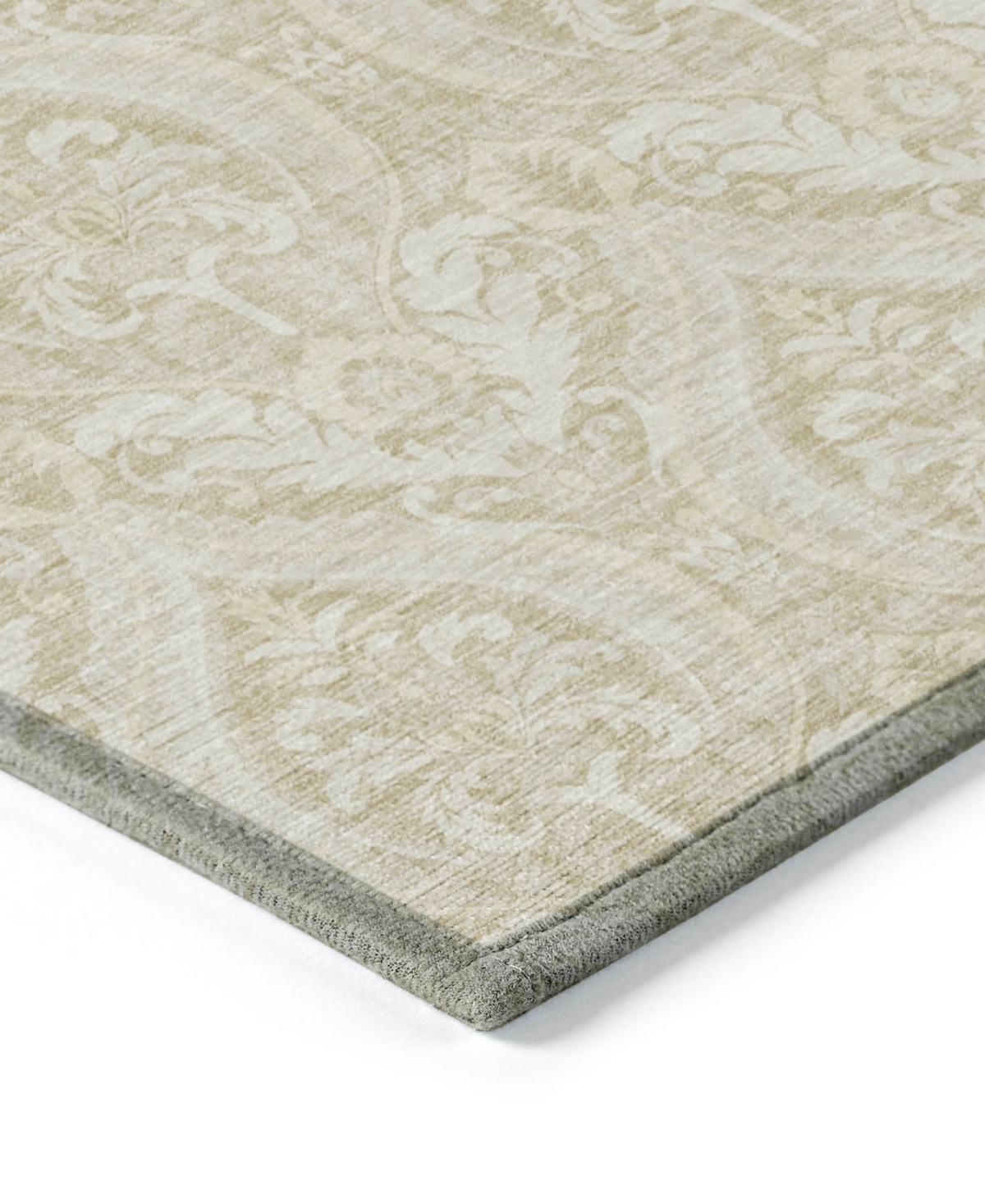 Addison Chantille Machine Washable Acn572 8'x10' Area Rug In Beige