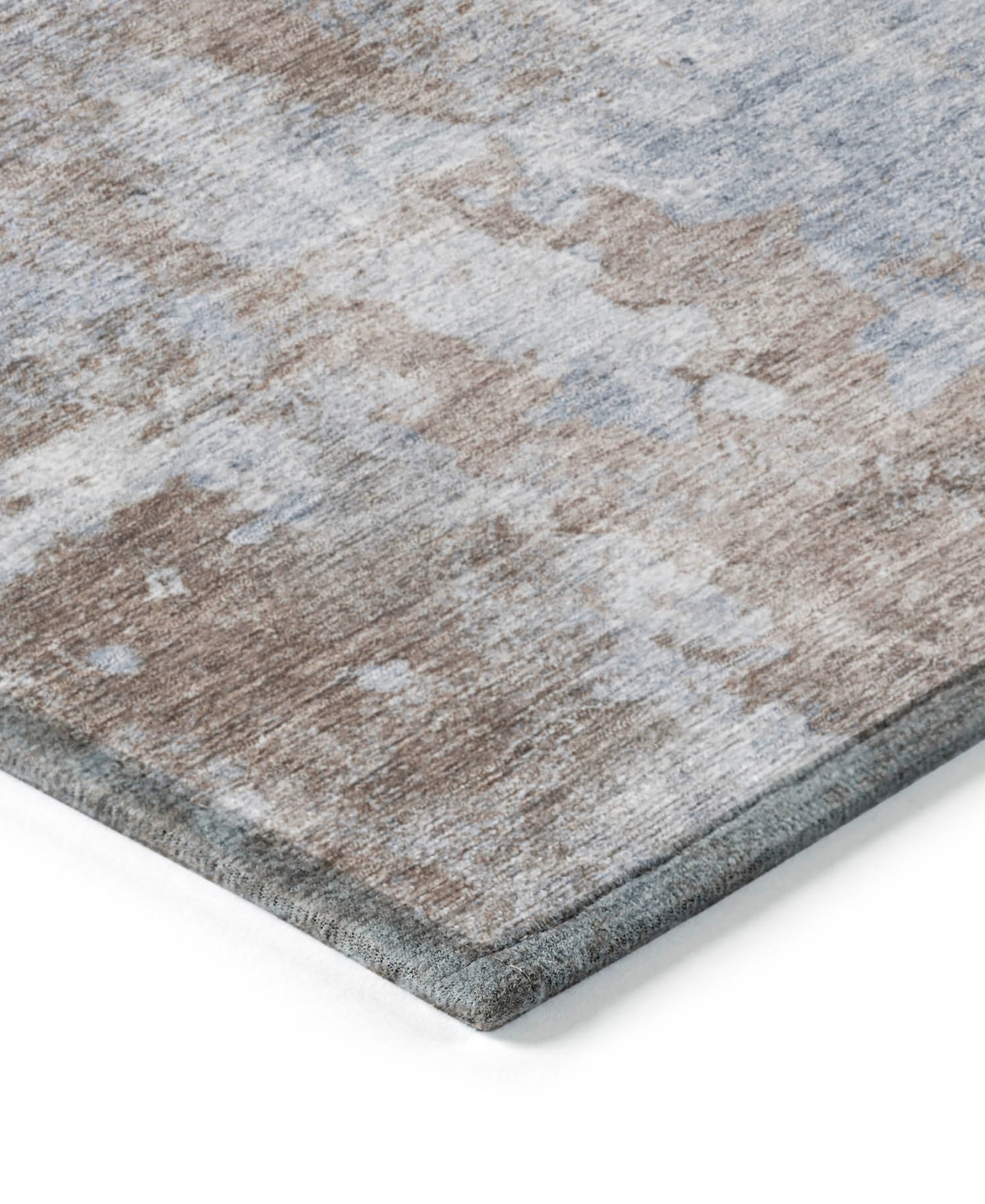 Addison Chantille Machine Washable Acn573 8'x10' Area Rug In Brown