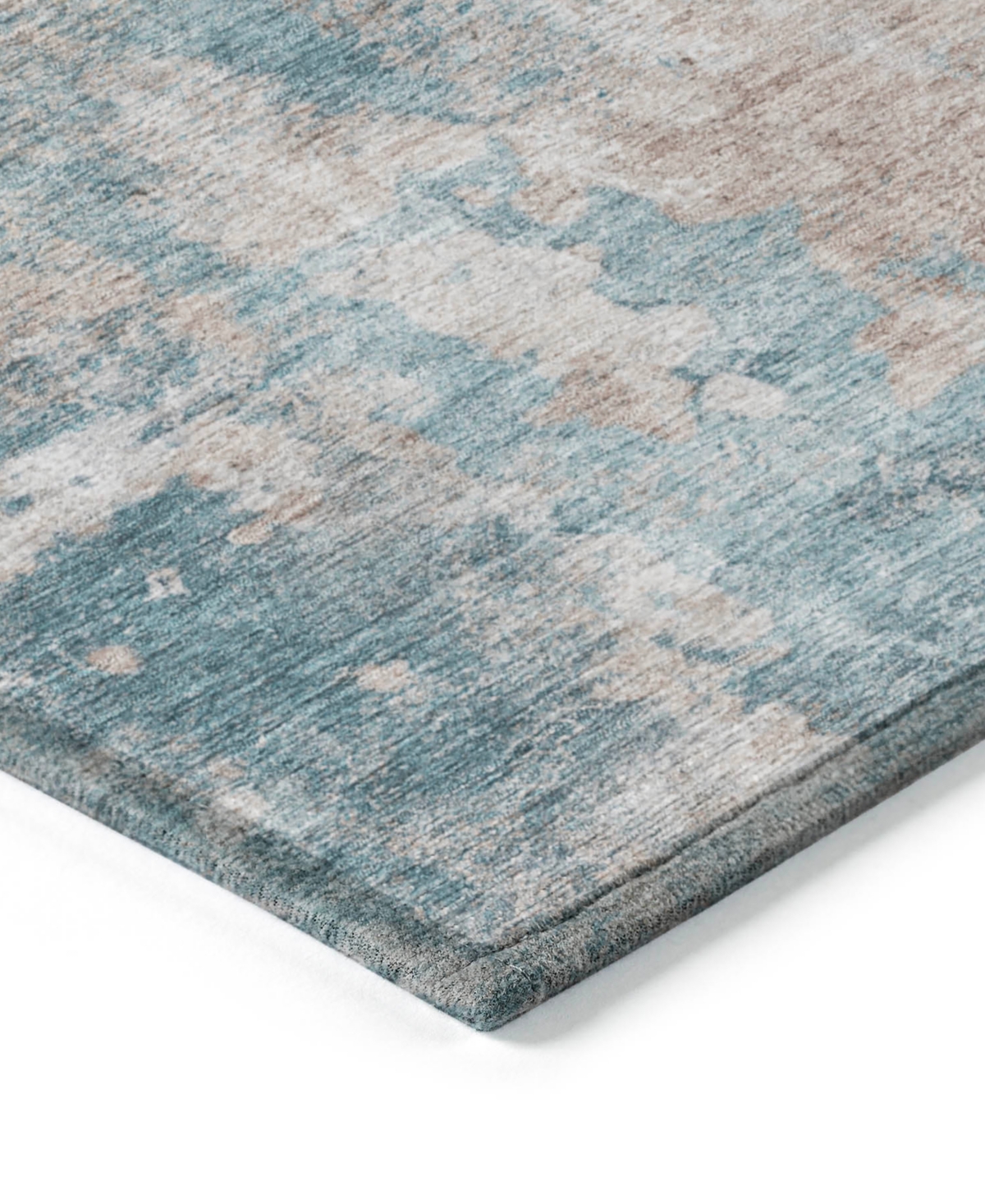 Addison Chantille Machine Washable Acn573 2'6x3'10 Area Rug In Ocean