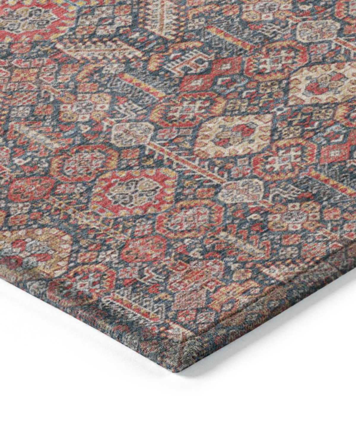Addison Chantille Machine Washable Acn574 5'x7'6 Area Rug In Red