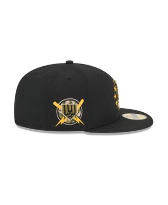 Men's Black Pittsburgh Pirates 2024 Armed Forces Day On-Field 59FIFTY Fitted Hat