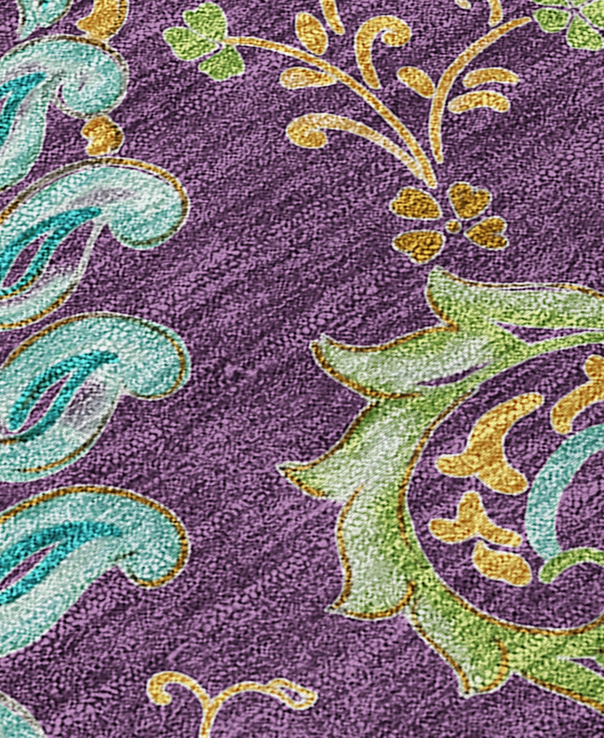 Addison Chantille Machine Washable Acn533 3'x5' Area Rug In Purple