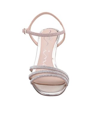 Women's Bettany Mid Heel Crystal Straps Dress Sandals