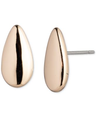 Lauren Ralph Lauren - Gold-Tone Pear-Shape Stud Earrings