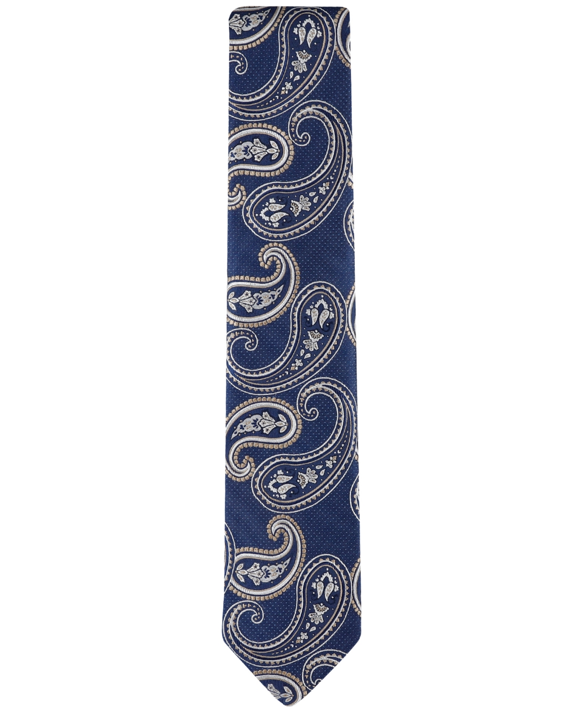 Tommy Hilfiger Men's Paisley Tie -taupe