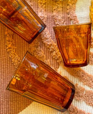 Picardie Amber Tumbler Highball - 12 1/8 Oz. - Set Of 6
