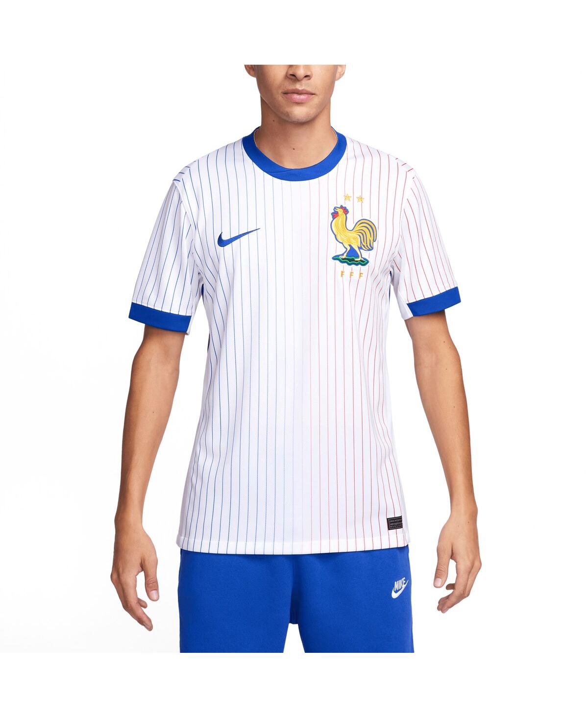 Nike Men'sFrance National Team 2024 Away Replica Blank Jersey - White