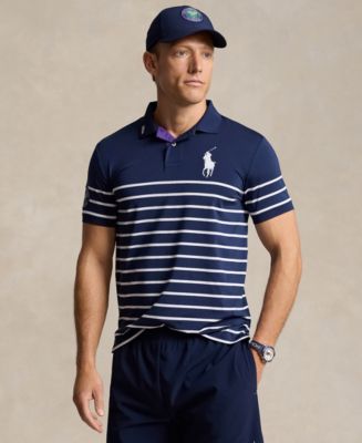 Polo Ralph Lauren Men's Wimbledon 2024 Striped Polo Shirt