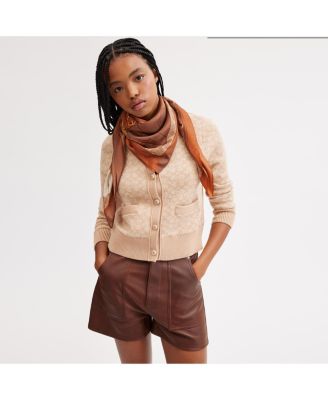 35" Tabby Silk Square Scarf