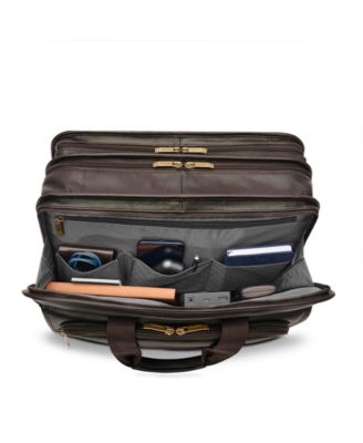 New York Classic Leather Briefcase