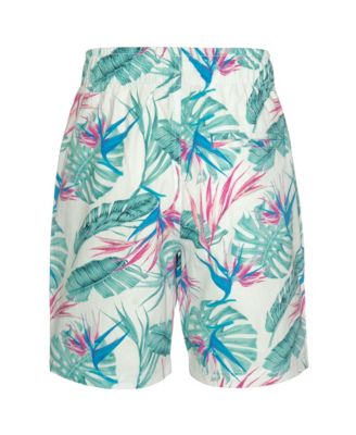 Big Boys Morning Flower Print Pull-On Short