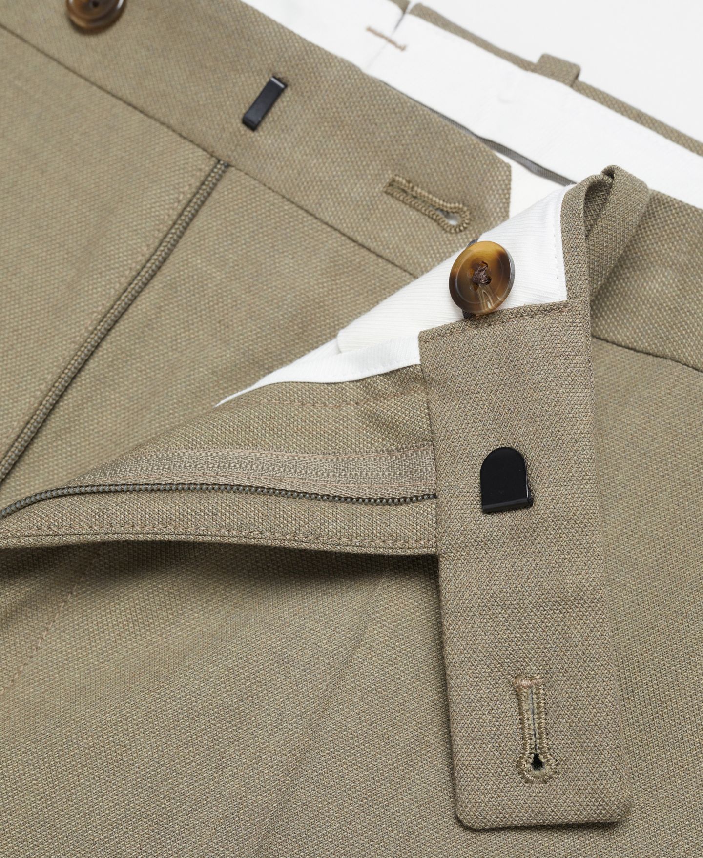 Мужские брюки MANGO Stretch Fabric Slim-Fit Suit, цвет: Зелёный — фото 2