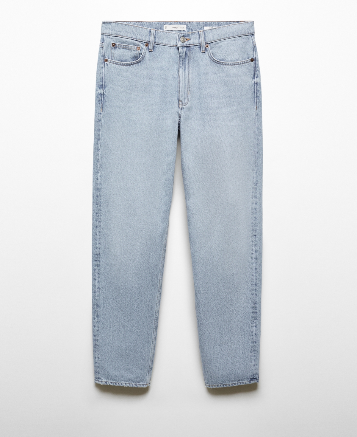 Shop Mango Men's Bob Straight-fit Jeans In Light Blue