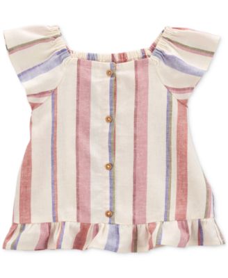 Carter's - Toddler Girls Stripe Button-Down Top