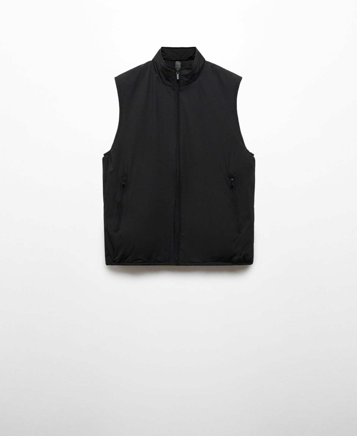 Men's Lightweight Quilted Water-Repellent Quilted Vest - Black