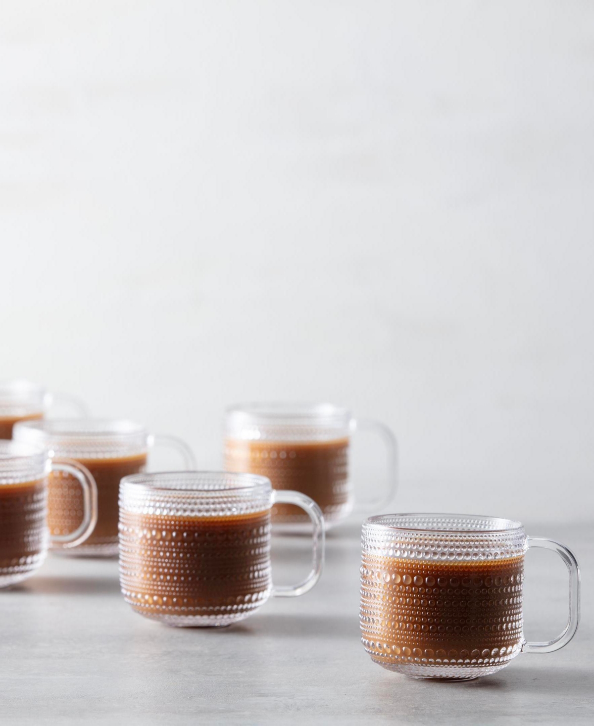 Shop Fortessa Jupiter Clear Coffee Cup 12oz, Set Of 6
