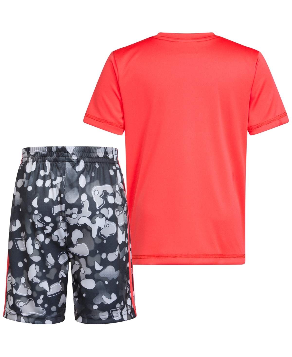 adidas Little & Toddler Boys Short-Sleeve Logo T-Shirt & 3-Stripes Shorts, 2 Piece Set