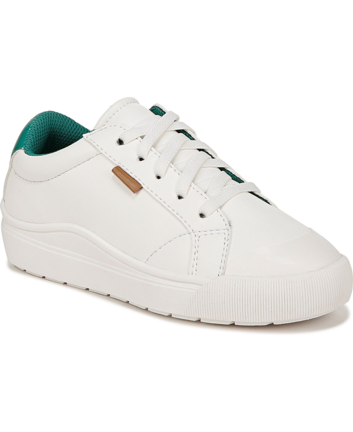 Shop Dr. Scholl's Time Off Kids Sneakers In White Green
