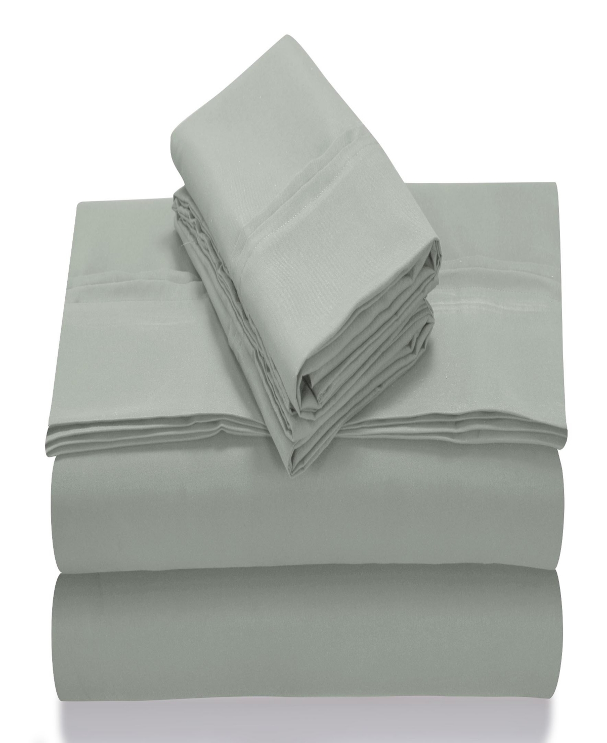 Tribeca Living Super Soft Solid Dp Easy-Care Extra Deep Pocket Cal Sheet Set