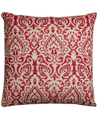 Damask Polyester Filled Decorative Pillow, 22" x 22"