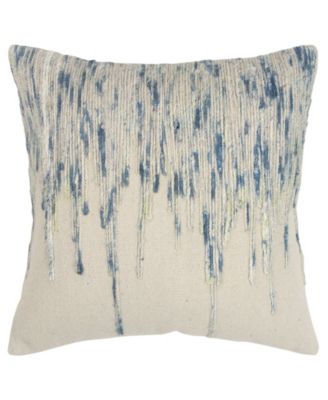 Abstract Design Polyester Filled Decorative Pillow, 20" x 20"