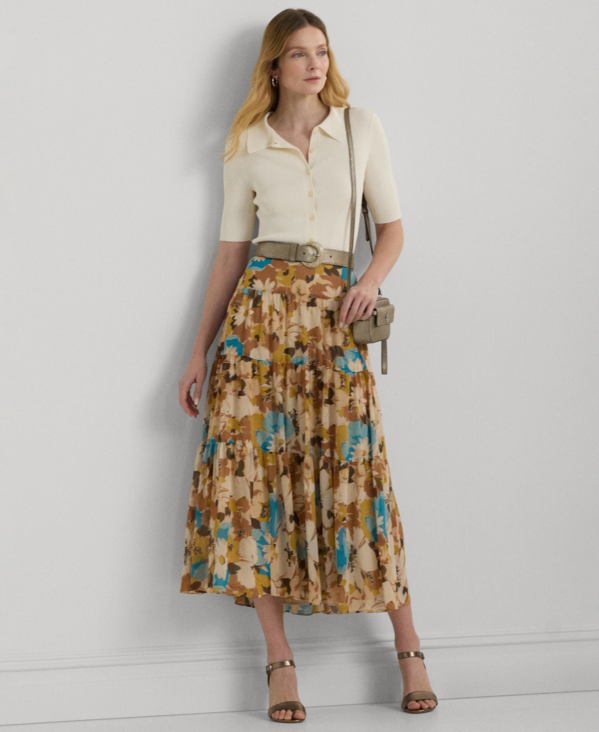Lauren Ralph Lauren Women's Floral A-Line Skirt, Regular & Petite
