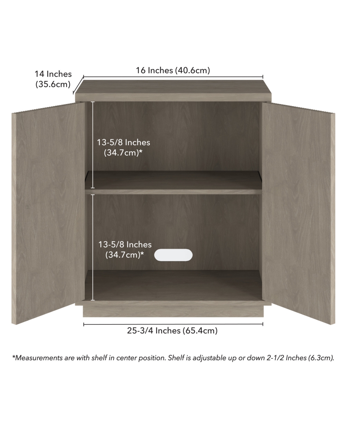Hudson & Canal Alston 28" Wide Rectangular Accent Cabinet In Antiqued Gray Oak In Antiqued Gray Oak