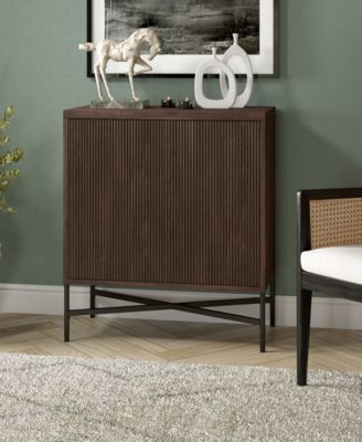 Brighton 28" Wide Rectangular Accent Cabinet in Alder Brown