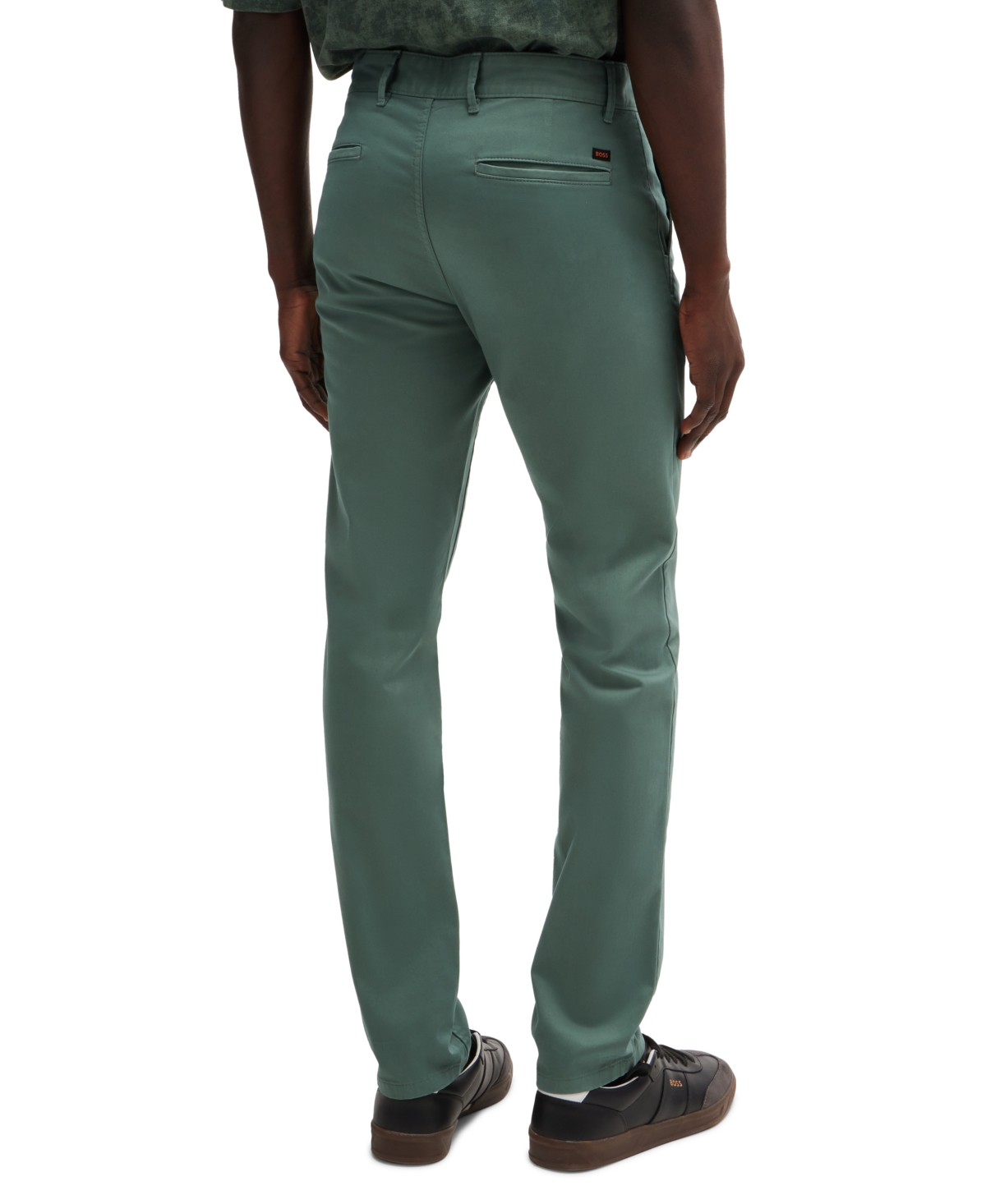 Hugo Boss Boss By  Men's Stretch Slim-fit Chinos In Open Green