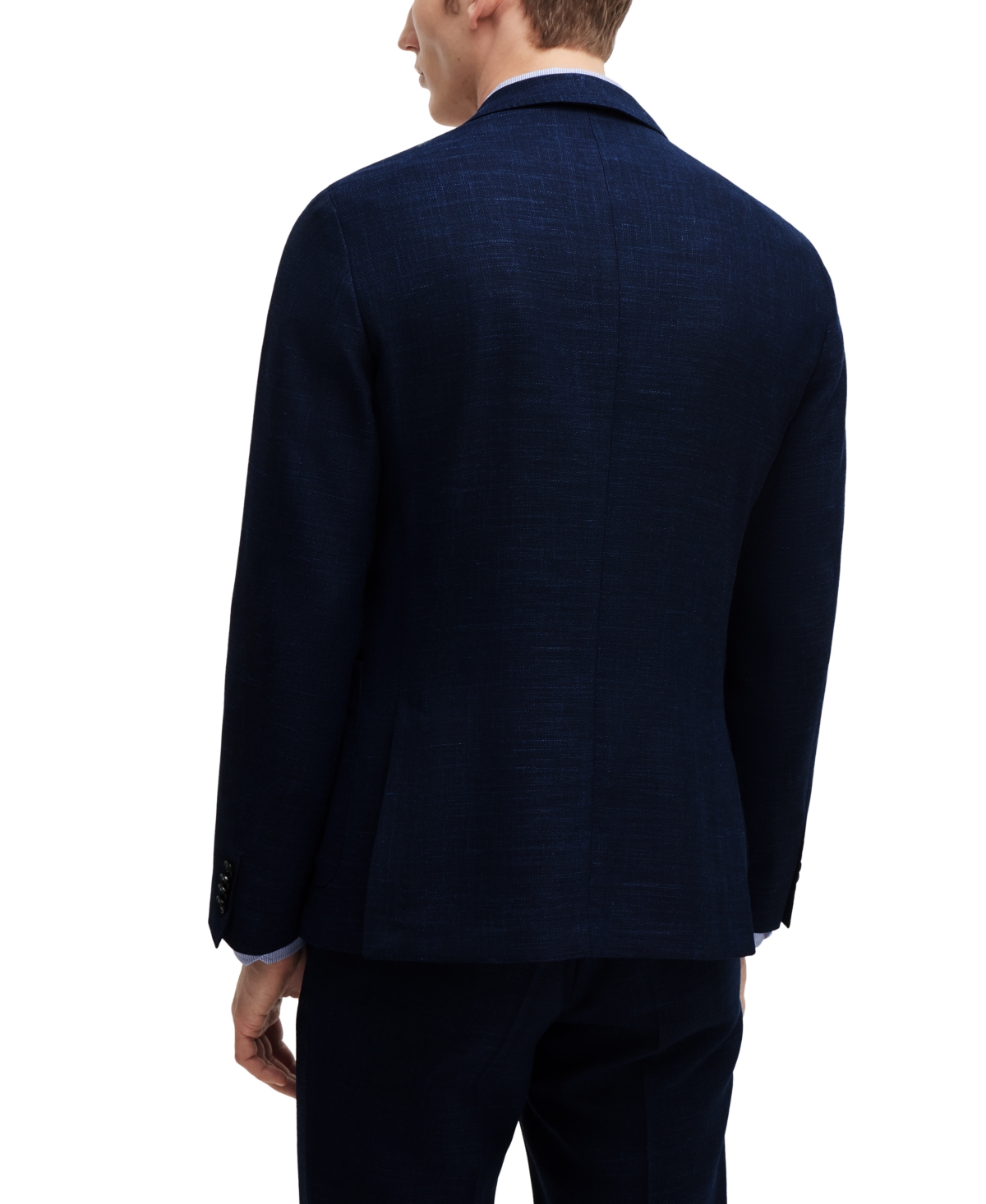 Boss by Hugo Boss Men's Melange Slim-Fit Blazer