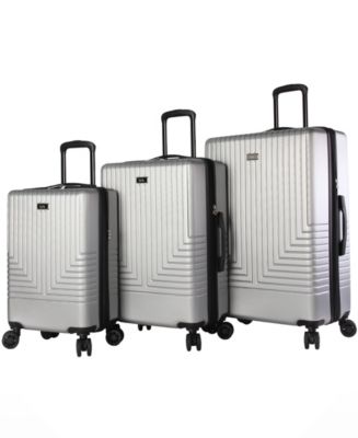 Nicole Miller Fanciful 3 Piece Luggage Set Macy s