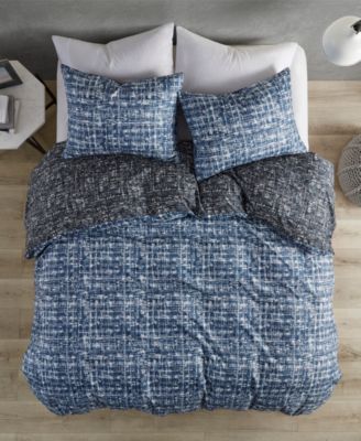 Maca Reversible 3-Pc. Duvet Cover Set, King/California King