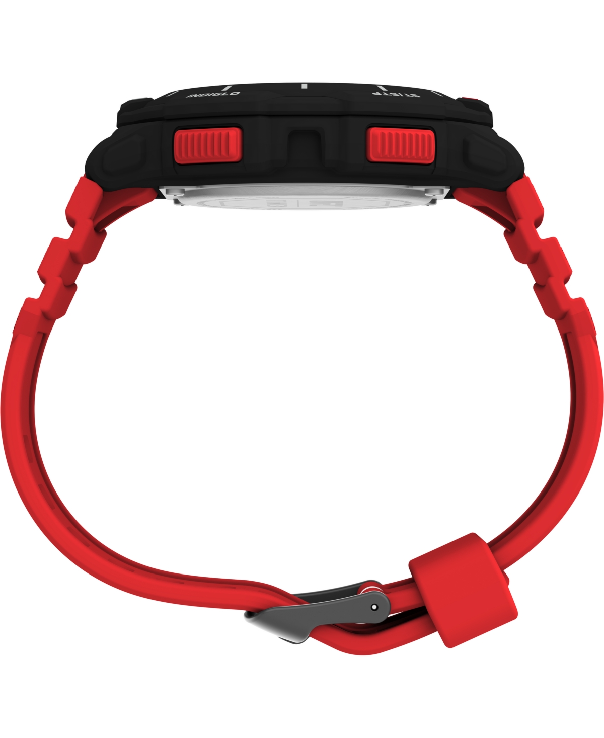 Shop Timex Men's Ufc Rumble Digital Red Polyurethane Strap 50mm Round Watch