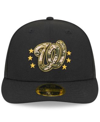 Men's Black Washington Nationals 2024 Armed Forces Day Low Profile 59FIFTY Fitted Hat