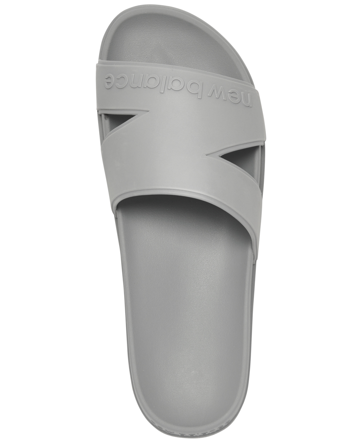 Shop New Balance Men's 200 Slide Sandals From Finish Line In Slate Grey