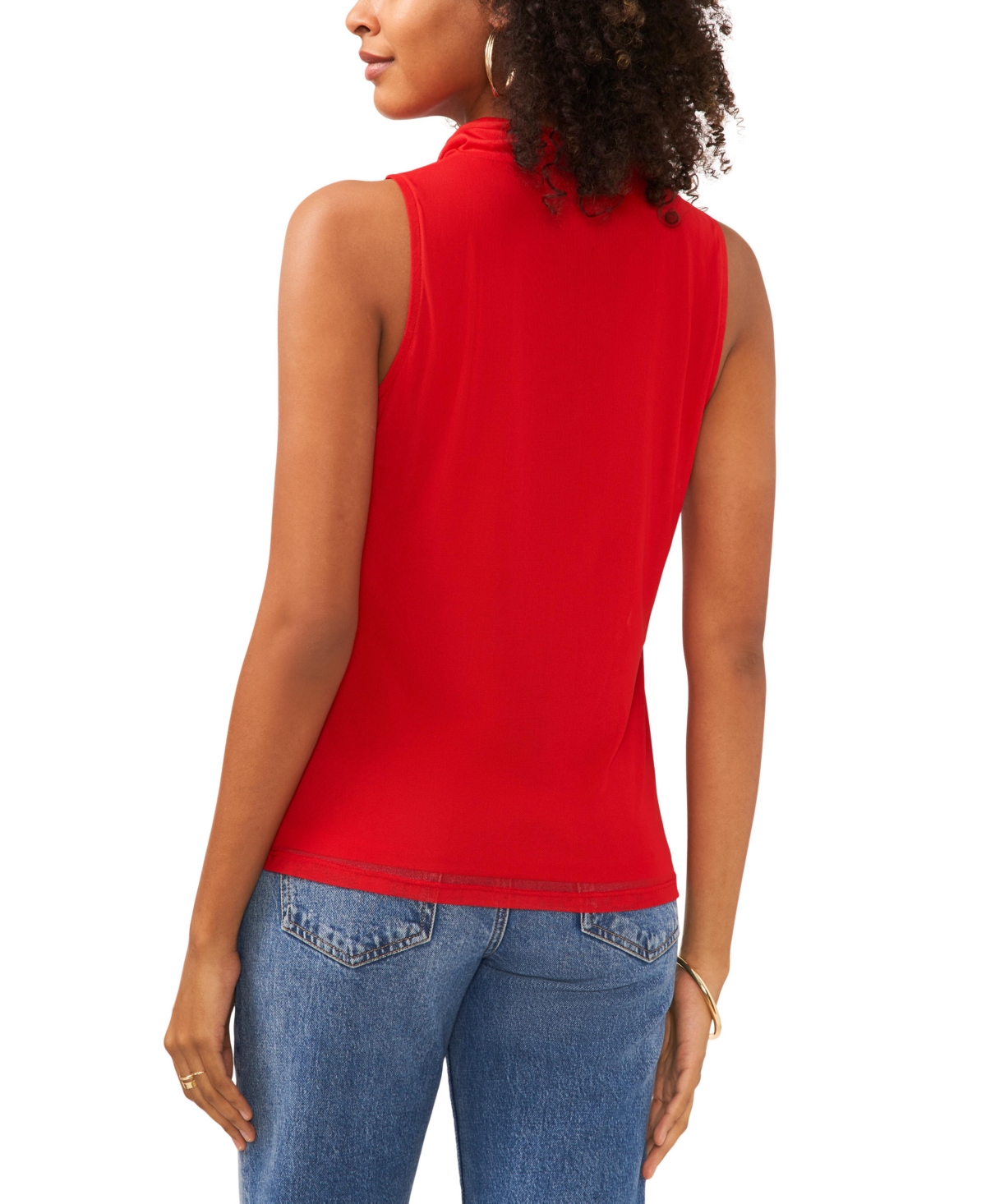 Vince Camuto Women's Sleeveless Mock-Neck Top