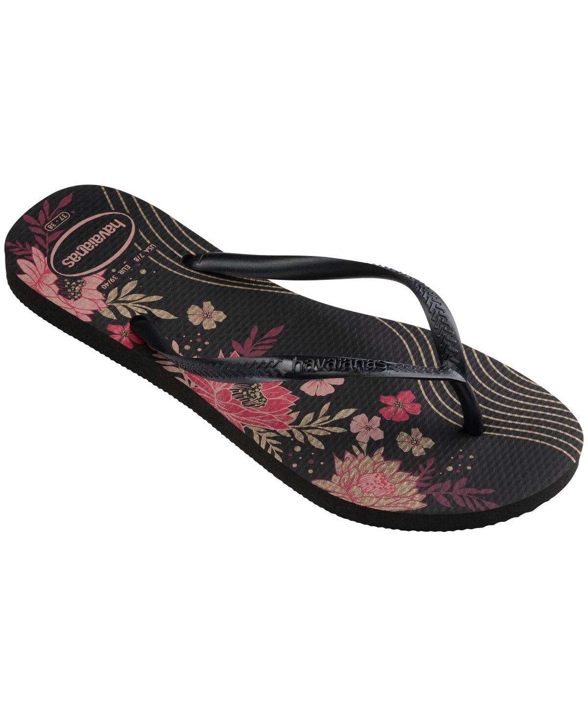 Shop Havaianas Women's Slim Sandal Black