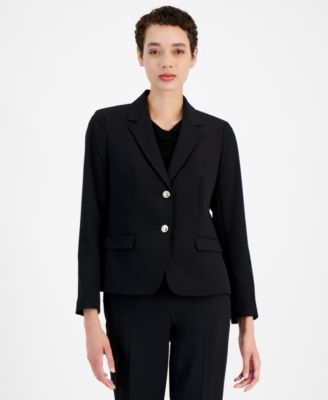 Kasper Two-Button Blazer, Regular and Petite - Macy's