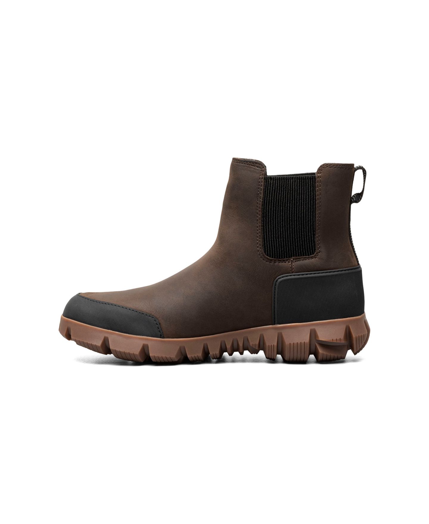 Мужские ботинки BOGS Arcata Urban Leather Slip-Resistant Chelsea, цвет: Чёрный — фото 13