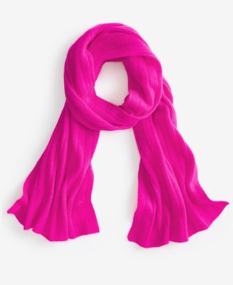 Charter Club Ribbed 100% Cashmere Scarf, Created for Macy