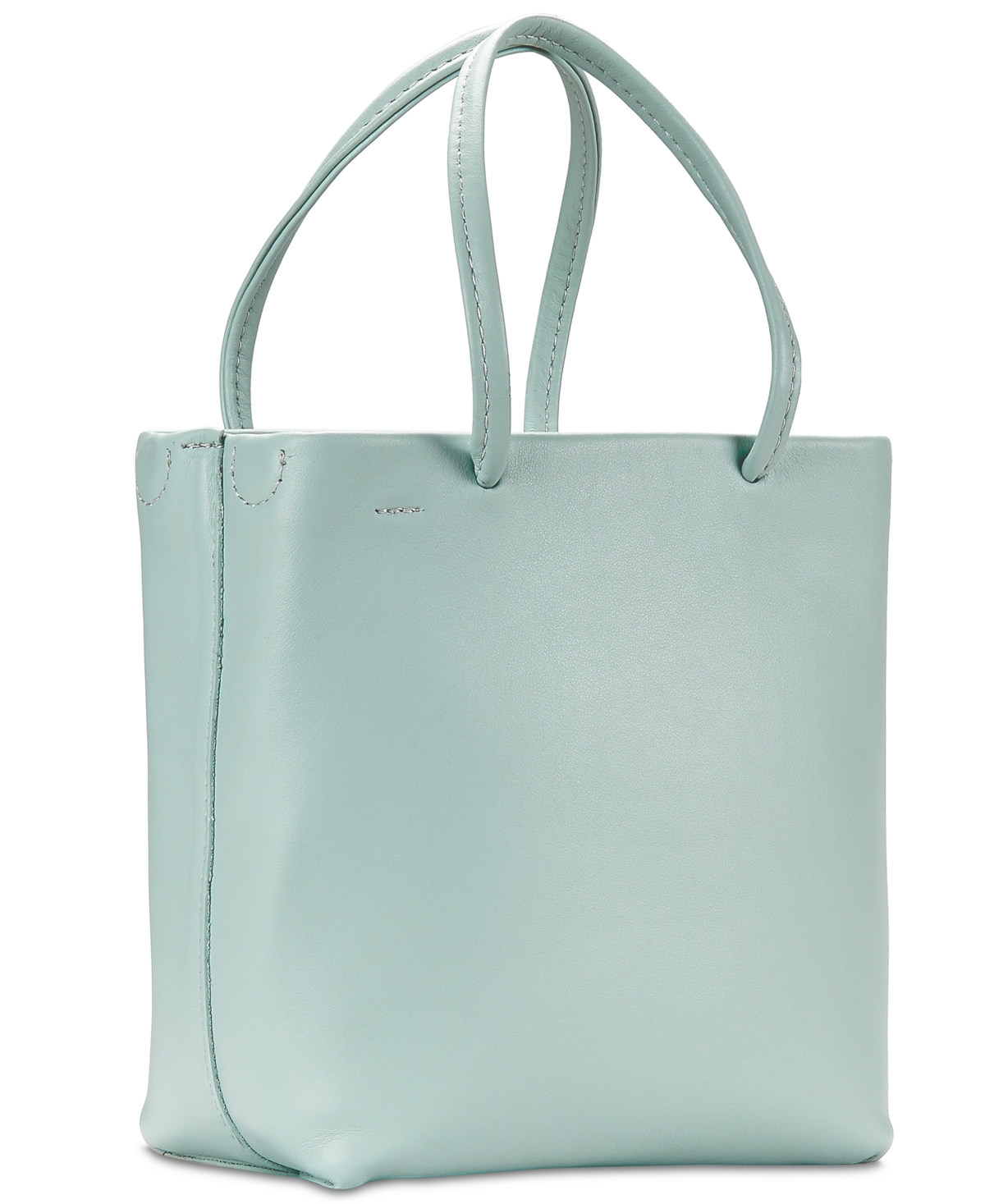Shop Gigi New York Sydney Mini Leather Shopper Bag In Agave